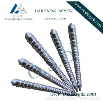 Hot feed rubber screw and barrel for extrude machine